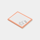 pinda's | Een Snoopy Happy Dance Post-it® Notes (Schuin)