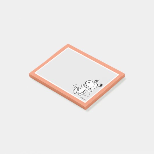 pinda's | Een Snoopy Happy Dance Post-it® Notes (Schuin)
