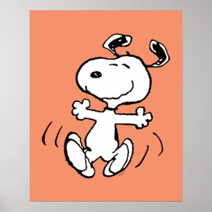 pinda's   Een Snoopy Happy Dance Poster
