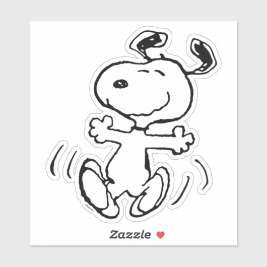 pinda's | Een Snoopy Happy Dance Sticker (Vel)