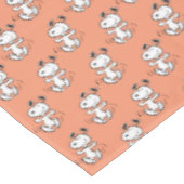 pinda's | Een Snoopy Happy Dance Tafelkleed (Gekanteld)