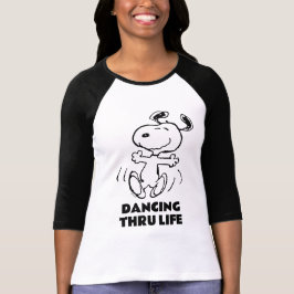 pinda's | Een Snoopy Happy Dance Tri-Blend Shirt