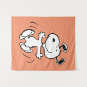 pinda's | Een Snoopy Happy Dance Wandkleed (Voorkant (horizontaal))