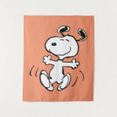 pinda's | Een Snoopy Happy Dance Wandkleed (Voorkant)
