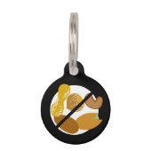 Pinda's en bomen Nut Allergy Kinder Noodcontact Huisdierpenning (Voorkant)