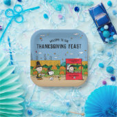 pinda's | Feest Charlie Brown Thanksgiving Papieren Bordje (Feest)