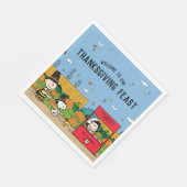 pinda's | Feest Charlie Brown Thanksgiving Servet (Hoek)