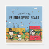 pinda's | Feest Charlie Brown Thanksgiving Servet (Voorkant)