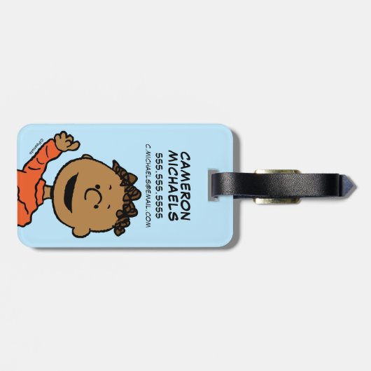 pinda's | Franklin Bagagelabel (Achterkant horizontaal)