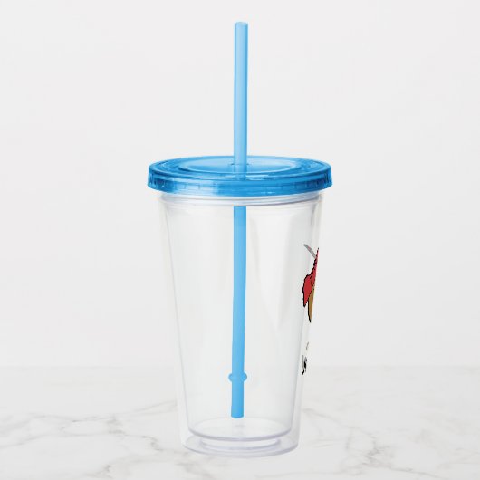 pinda's | Franklin Baseball Pet Acryl Drinkbeker (Rechts)