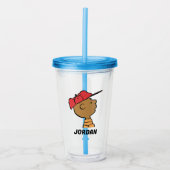 pinda's | Franklin Baseball Pet Acryl Drinkbeker (Voorkant)