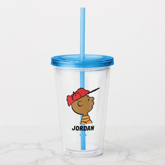 pinda's | Franklin Baseball Pet Acryl Drinkbeker (Voorkant)