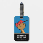 pinda's | Franklin Baseball Pet Bagagelabel (Achterkant verticaal)