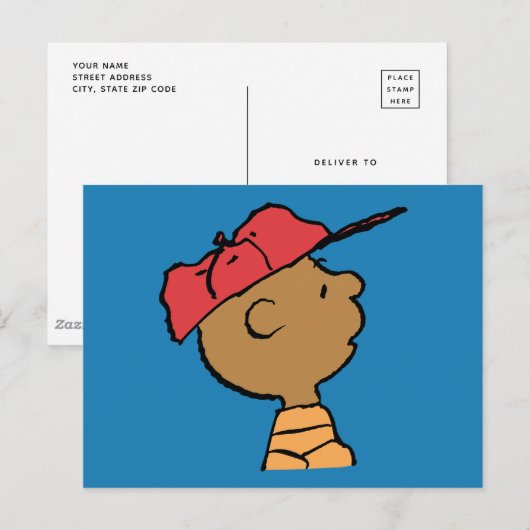 pinda's | Franklin Baseball Pet Briefkaart (Voorkant / Achterkant)