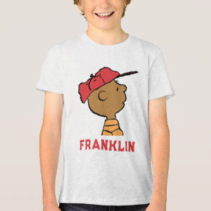 pinda's   Franklin Baseball Pet Tri-Blend Shirt