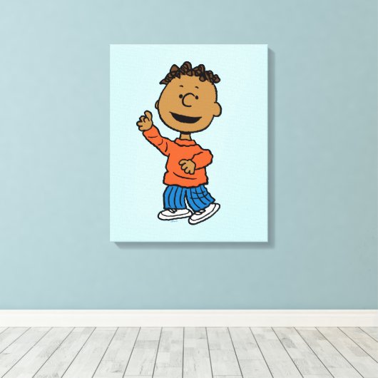 pinda's | Franklin Canvas Afdruk (Insitu (Houten vloer))