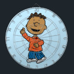 pinda's | Franklin Dartbord<br><div class="desc">Franklin is een student van Peppermint Patty en Marcie en een vriend van Charlie Brown.</div>