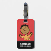 pinda's | Franklin Kijk Bagagelabel (Achterkant verticaal)