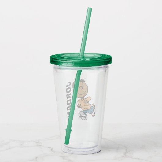 pinda's | Franklin Running Acryl Drinkbeker (Achterkant)