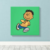 pinda's | Franklin Running Canvas Afdruk (Insitu (Houten vloer))