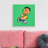 pinda's | Franklin Running Canvas Afdruk (Insitu (Woonkamer))