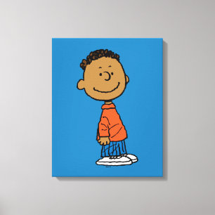 pinda's   Franklin Smile Canvas Afdruk