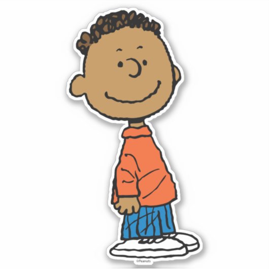 pinda's | Franklin Smile Sticker (Voorkant)