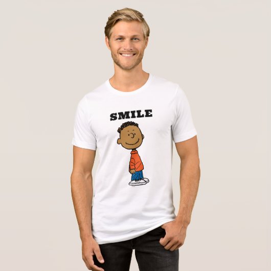 pinda's | Franklin Smile Tri-Blend Shirt (Voorkant volledig)