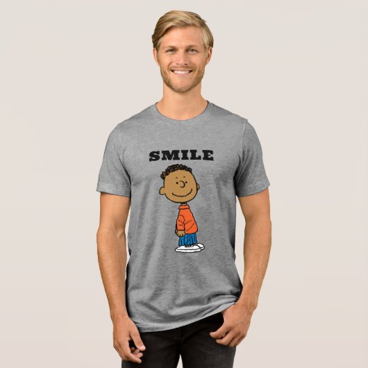pinda's | Franklin Smile Tri-Blend Shirt (Voorkant volledig)