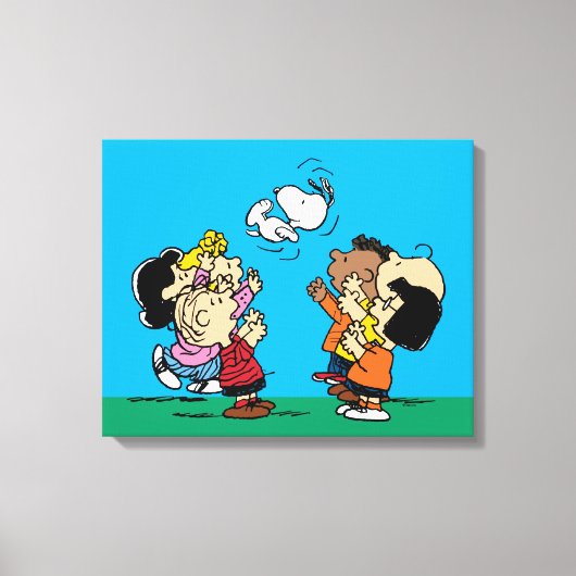 pinda's | Friends Fun Canvas Afdruk (Voorkant)