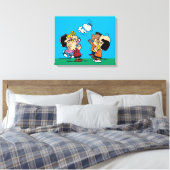 pinda's | Friends Fun Canvas Afdruk (Insitu (Slaapkamer))