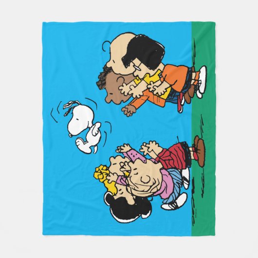 pinda's | Friends Fun Fleece Deken (Voorkant)