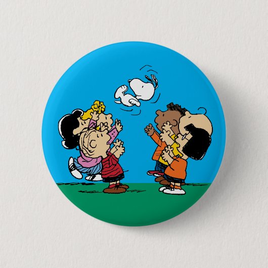 pinda's | Friends Fun Ronde Button 5,7 Cm (Voorkant)