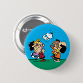 pinda's | Friends Fun Ronde Button 5,7 Cm (Voorkant /achterkant)