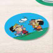 pinda's | Friends Fun Ronde Kartonnen Onderzetter (Gebogen)