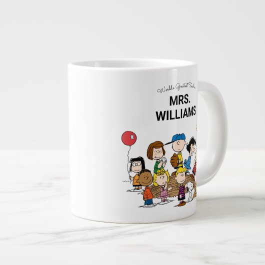 pinda's | Gang Greatest Teacher Personalized Grote Koffiekop (Voorkant rechts)