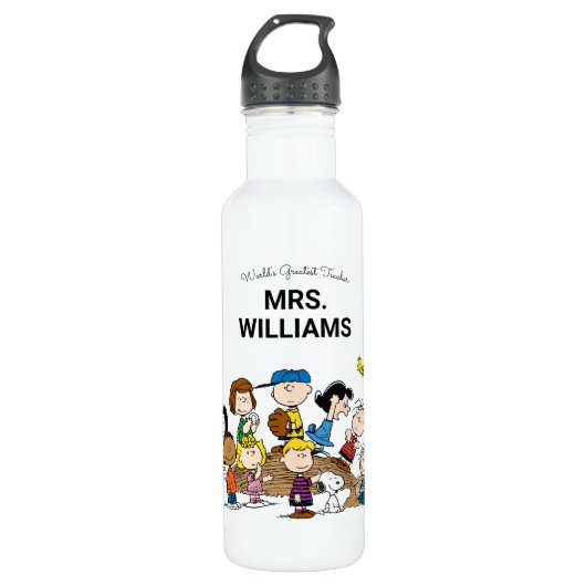 pinda's | Gang Greatest Teacher Personalized Waterfles (Voorkant)