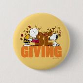 pinda's | Geef Ronde Button 5,7 Cm (Voorkant)