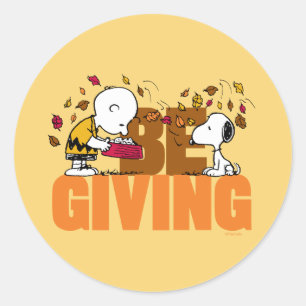 pinda's   Geef Ronde Sticker