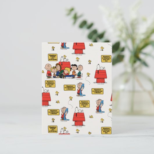 pinda's | Geluk is… Briefkaart (Staand voorkant)