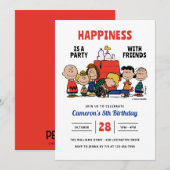 Pinda's Geluk Is Een Feest Verjaardag Kaart (Voorkant / Achterkant)