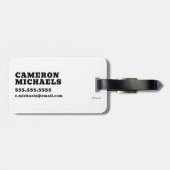 pinda's | Geluk is één van de bende zijn Bagagelabel (Achterkant horizontaal)