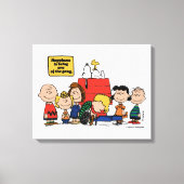 pinda's | Geluk is één van de bende zijn Canvas Afdruk (Voorkant)