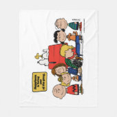 pinda's | Geluk is één van de bende zijn Fleece Deken (Voorkant)