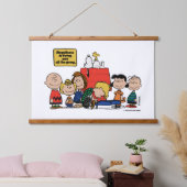 pinda's | Geluk is één van de bende zijn Hangend Wandkleed (Slaapkamer)