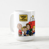 pinda's | Geluk is één van de bende zijn Koffiemok (Voorkant links)