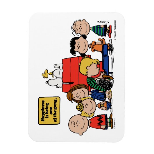 pinda's | Geluk is één van de bende zijn Magneet (Verticaal)