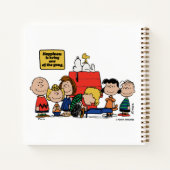 pinda's | Geluk is één van de bende zijn Notitieboek (Achterkant)