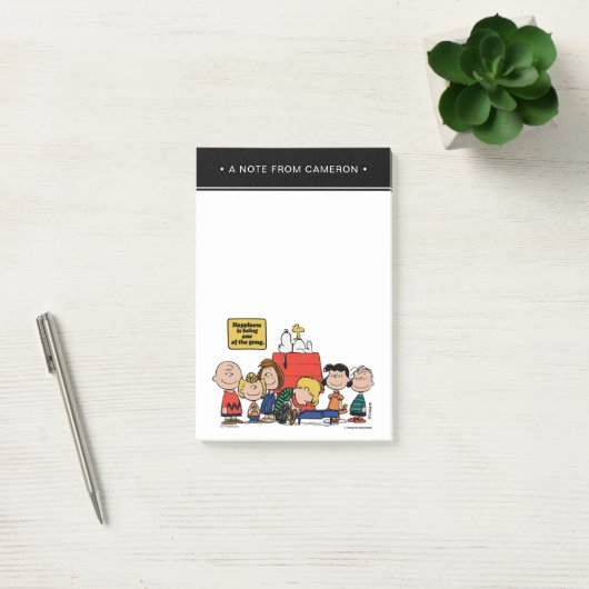 pinda's | Geluk is één van de bende zijn Post-it® Notes (Kantoor)