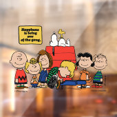 pinda's | Geluk is één van de bende zijn Raamsticker (Vel 2)